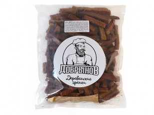 Ведро Ржаные гренки  с беконом: Деревенские гренки с аджикой