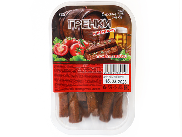 Сурские гренки Томат спайси (100 гр) в Одинцово