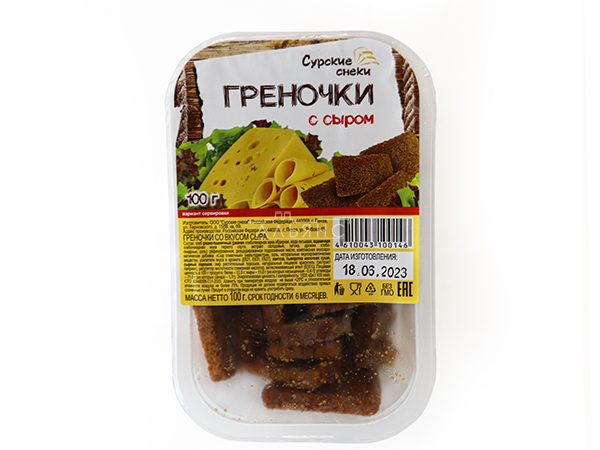 Сурские гренки со вкусом Сыра (100 гр) в Одинцово