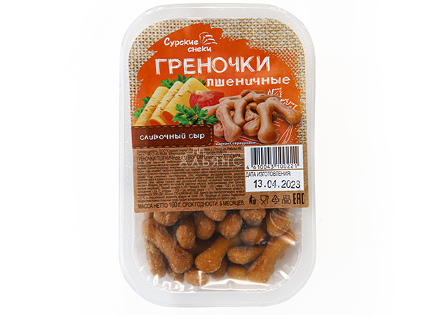 Сурские (ПШЕНИЧНЫЕ) Сливочный сыр (100 гр) в Одинцово
