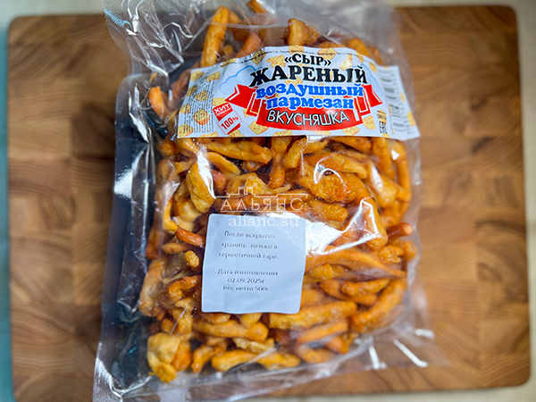 Жареный сыр "ВКУСНЯШКА" со вкусом пармезан (500 гр) в Одинцово