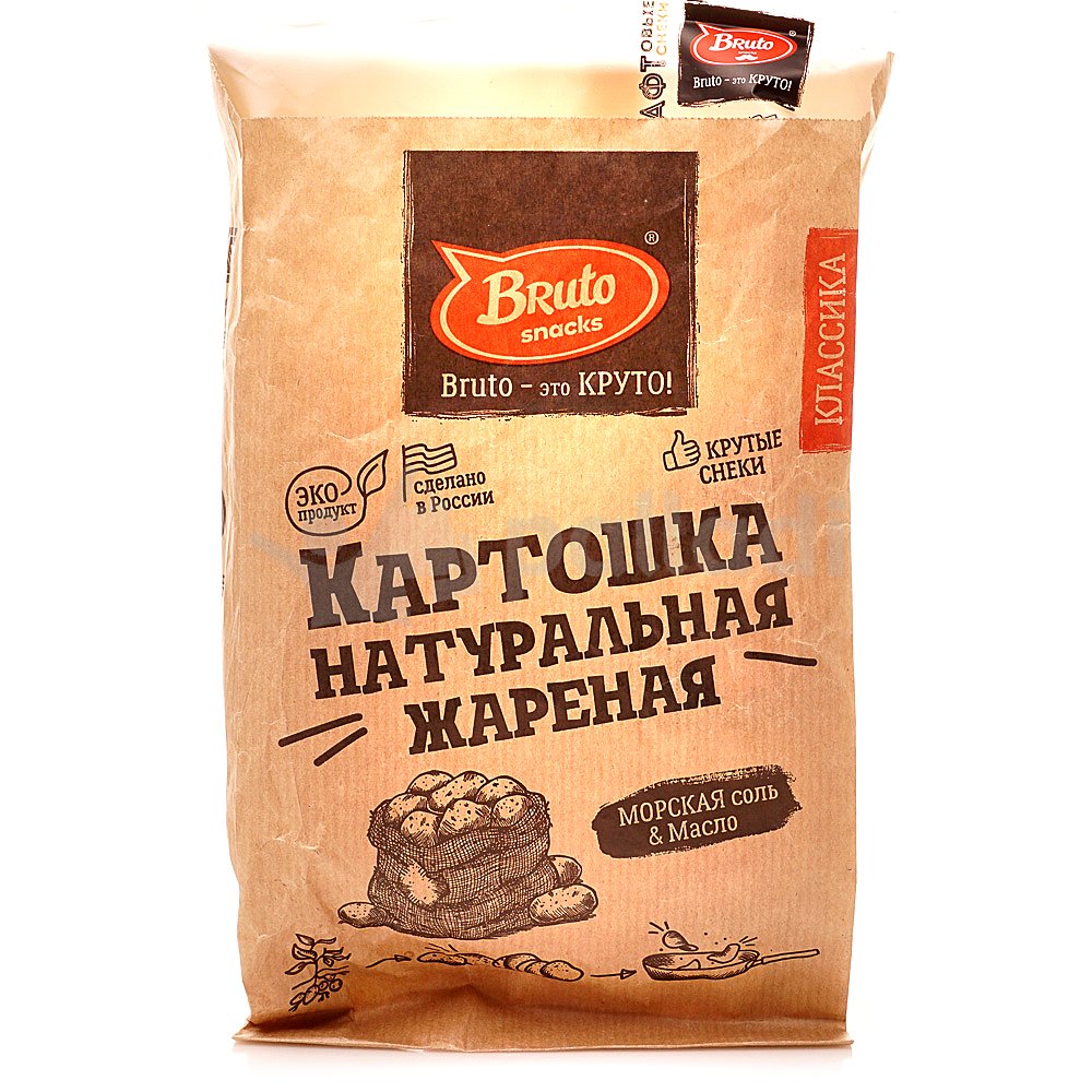 Картофель «Бруто» с солью 70 гр. в Одинцово