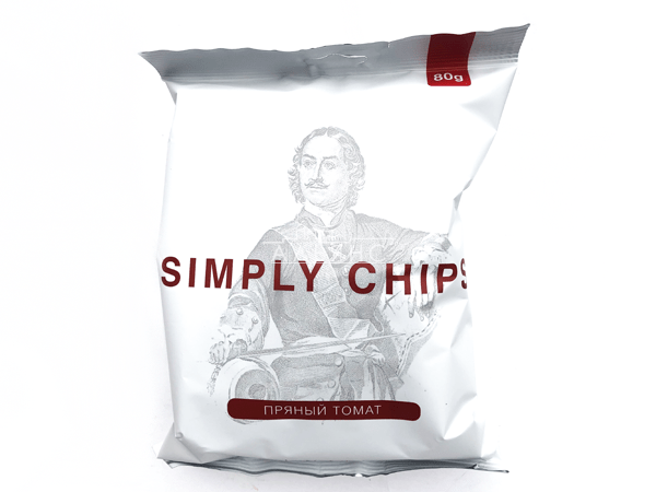 Картофельные чипсы "Simple chips" Пряный томат 80 гр. в Одинцово